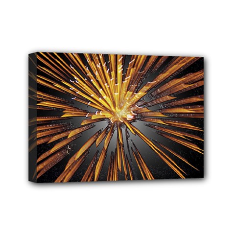 Pyrotechnics Thirty Eight Mini Canvas 7  X 5  by Nexatart