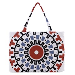 Mandala Art Ornament Pattern Zipper Medium Tote Bag by Nexatart