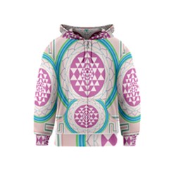 Mandala Design Arts Indian Kids  Zipper Hoodie by Nexatart