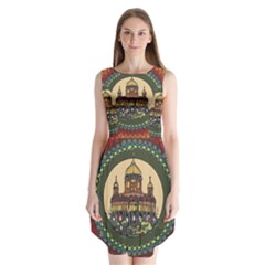 Building Mandala Palace Sleeveless Chiffon Dress   by Nexatart