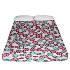 Multicolor Graphic Pattern Fitted Sheet (queen Size) by dflcprints