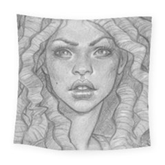 Dreaded Princess  Square Tapestry (large) by shawnstestimony