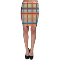 Plaid Pattern Bodycon Skirt by linceazul