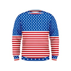 Usa Flag Kids  Sweatshirt by stockimagefolio1