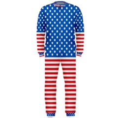 Usa Flag Onepiece Jumpsuit (men)  by stockimagefolio1