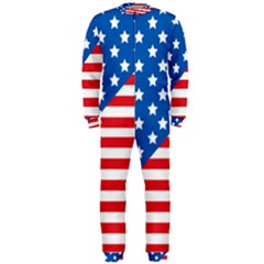 Usa Flag Onepiece Jumpsuit (men)  by stockimagefolio1