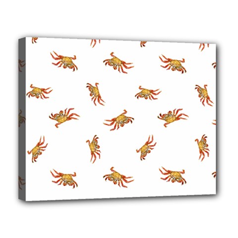 Crabs Photo Collage Pattern Design Canvas 14  X 11  by dflcprints