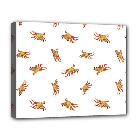 Crabs Photo Collage Pattern Design Deluxe Canvas 20  X 16   by dflcprints