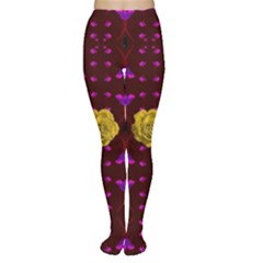 Roses In The Air For Happy Feelings Women s Tights