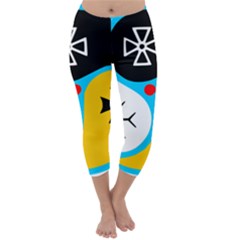 Assianism Symbol Capri Winter Leggings  by abbeyz71