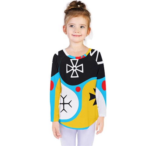 Assianism Symbol Kids  Long Sleeve Tee by abbeyz71