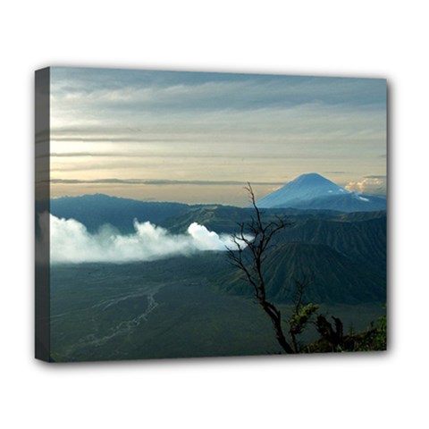 Bromo Caldera De Tenegger  Indonesia Deluxe Canvas 20  X 16   by Nexatart