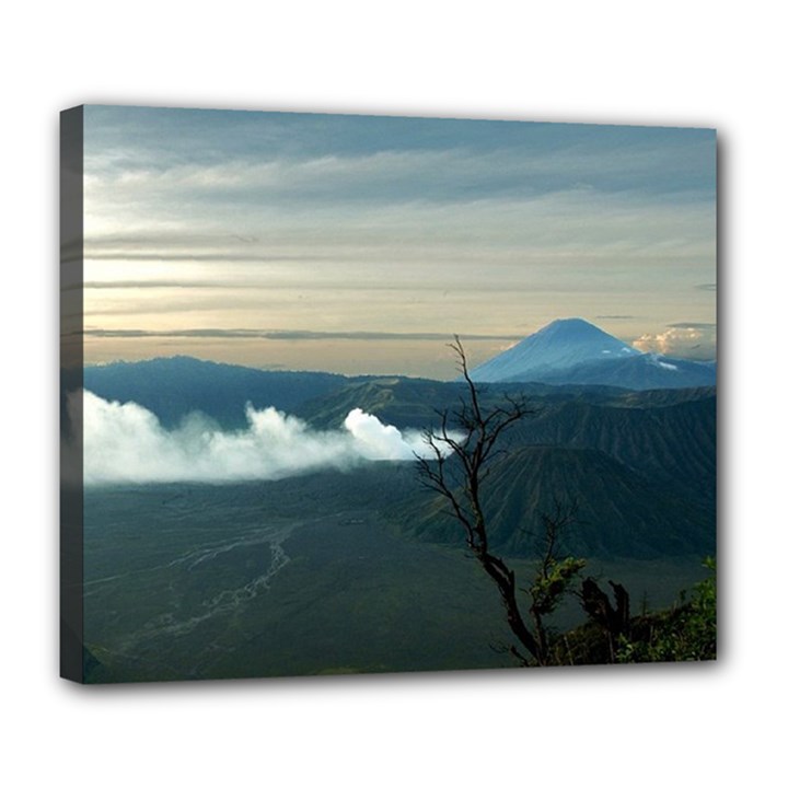 Bromo Caldera De Tenegger  Indonesia Deluxe Canvas 24  x 20  