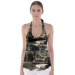 Tanah Lot Bali Indonesia Babydoll Tankini Top