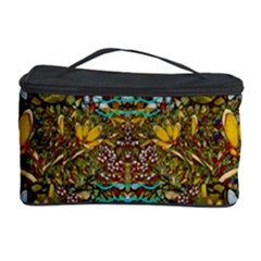 Fantasy Forest And Fantasy Plumeria In Peace Cosmetic Storage Case by pepitasart