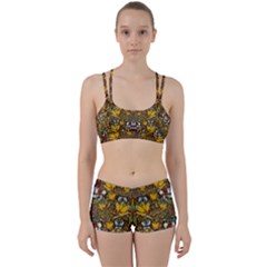 Fantasy Forest And Fantasy Plumeria In Peace Women s Sports Set by pepitasart