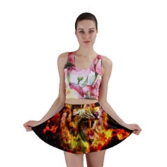Fire Tiger Mini Skirt by stockimagefolio1