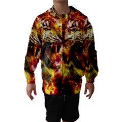 Fire Tiger Hooded Wind Breaker (kids) by stockimagefolio1