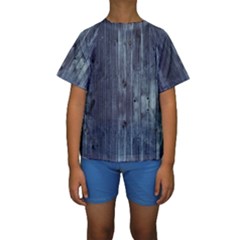 Grey Fence 2 Kids  Short Sleeve Swimwear by trendistuff