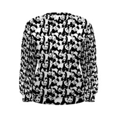 Panda Pattern Women s Sweatshirt by Valentinaart