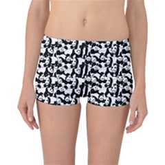 Panda Pattern Boyleg Bikini Bottoms by Valentinaart