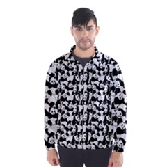 Panda Pattern Wind Breaker (men) by Valentinaart