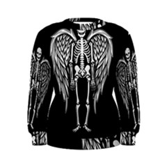 Angel Skeleton Women s Sweatshirt by Valentinaart