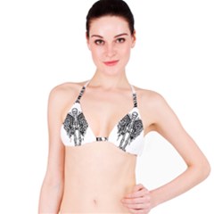 Angel Skeleton Bikini Top by Valentinaart