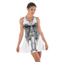 Angel Skeleton Cotton Racerback Dress by Valentinaart