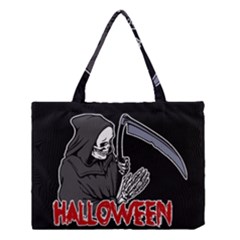 Death - Halloween Medium Tote Bag by Valentinaart