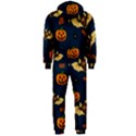 Bat, pumpkin and spider pattern Hooded Jumpsuit (Men)  View2