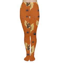 Bat, pumpkin and spider pattern Women s Tights