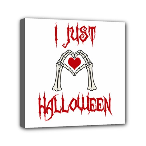 I Just Love Halloween Mini Canvas 6  X 6  by Valentinaart