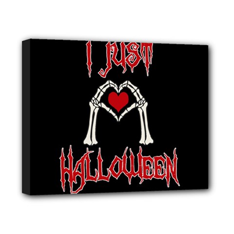 I Just Love Halloween Canvas 10  X 8  by Valentinaart