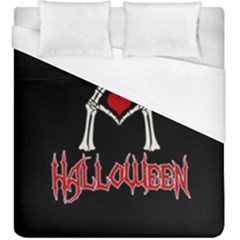 I Just Love Halloween Duvet Cover (king Size) by Valentinaart