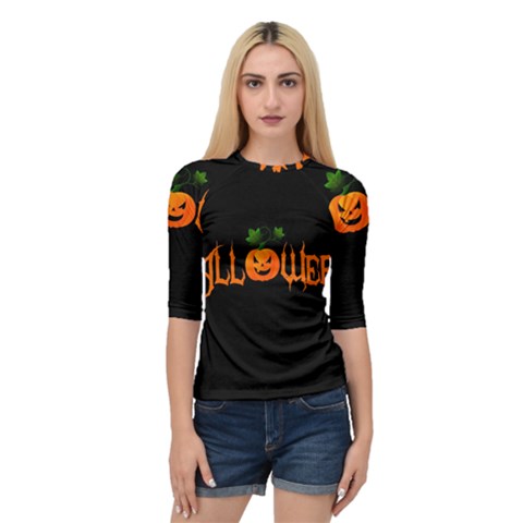 Halloween Quarter Sleeve Raglan Tee by Valentinaart