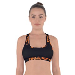 Halloween Cross Back Sports Bra by Valentinaart