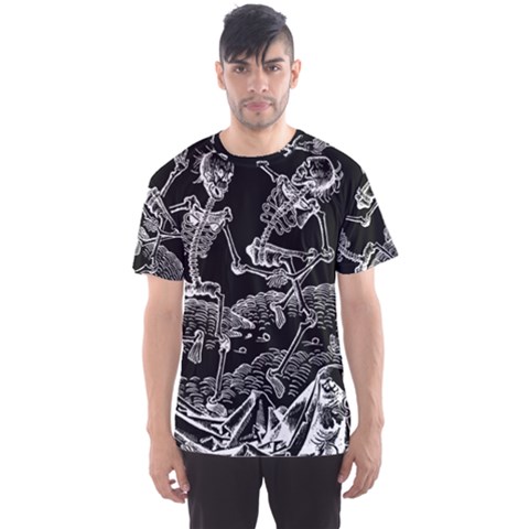 Skeletons - Halloween Men s Sports Mesh Tee by Valentinaart