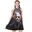 Zombie Halter Neckline Chiffon Dress  View1