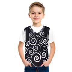 Abstract Spiral Christmas Tree Kids  SportsWear