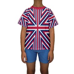 Alternatively Mega British America Kids  Short Sleeve Swimwear by Mariart