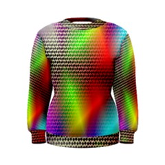 Abstract Rainbow Pattern Colorful Stars Space Women s Sweatshirt by Mariart