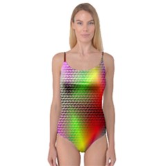 Abstract Rainbow Pattern Colorful Stars Space Camisole Leotard  by Mariart