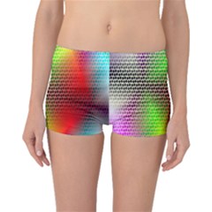 Abstract Rainbow Pattern Colorful Stars Space Boyleg Bikini Bottoms