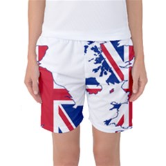 Britain Flag England Nations Women s Basketball Shorts