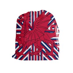 Alternatively Mega British America Red Dragon Drawstring Pouches (extra Large) by Mariart