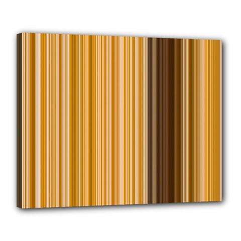 Brown Verticals Lines Stripes Colorful Canvas 20  X 16 