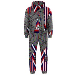 Alternatively Mega British America Dragon Illustration Hooded Jumpsuit (men) 