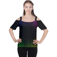 Colorful Light Ray Border Animation Loop Rainbow Motion Background Space Cutout Shoulder Tee