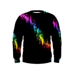 Illustration Light Space Rainbow Kids  Sweatshirt by Mariart